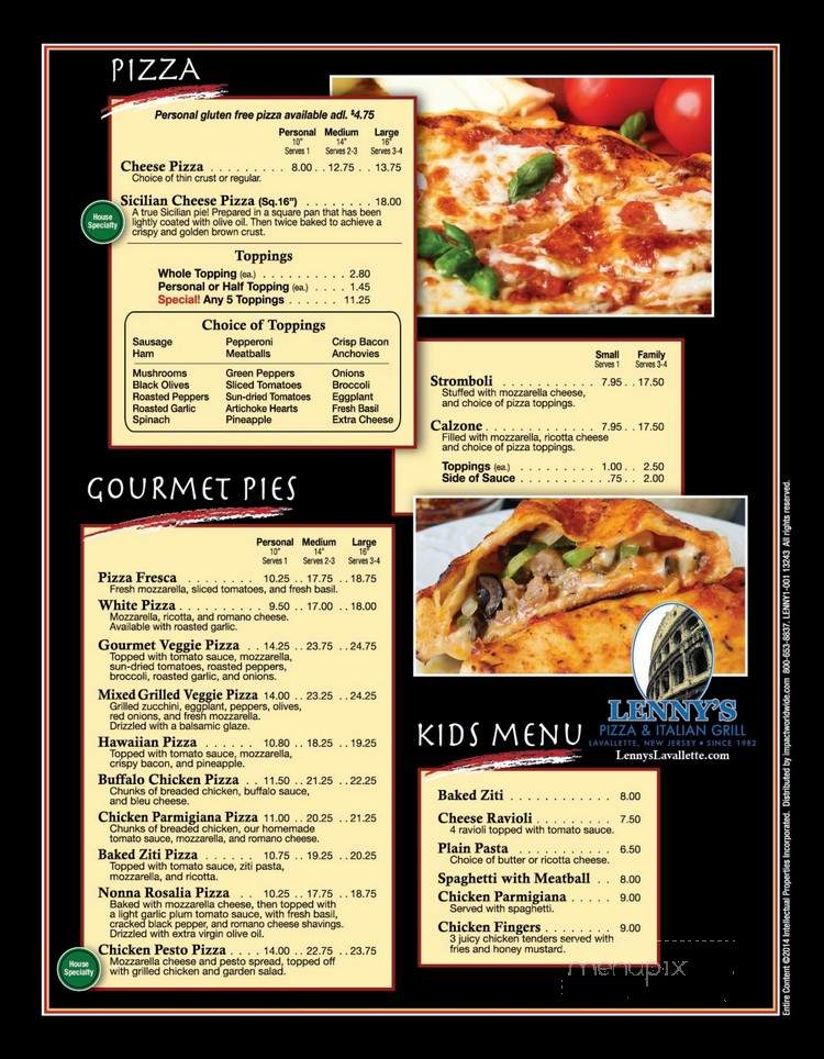 Lenny's Pizzeria & Restaurant - Lavallette, NJ