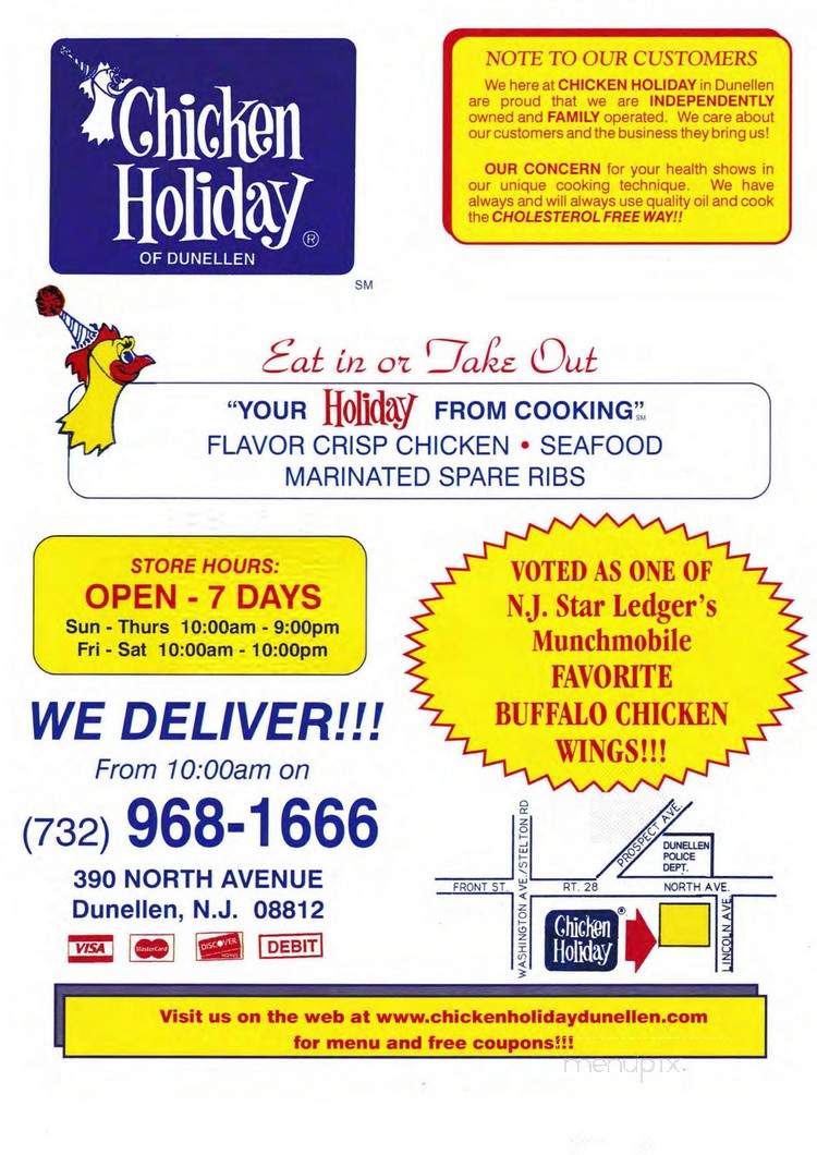 Chicken Holiday - Newark, NJ