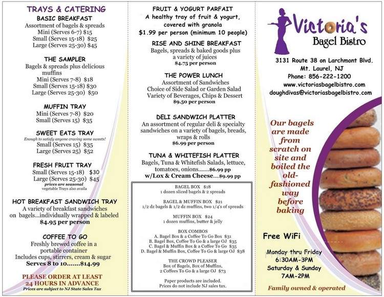 Victoria's Bagel Bistro - Mount Laurel, NJ