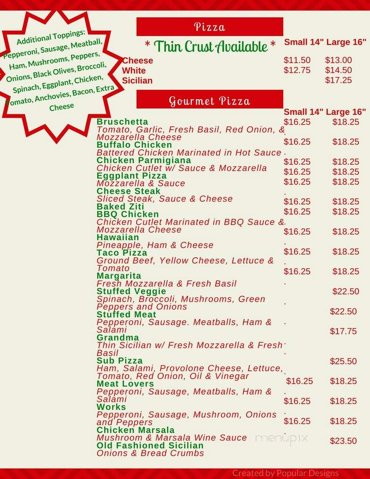 Angelo's Pizza & Restaurant - Sayreville, NJ