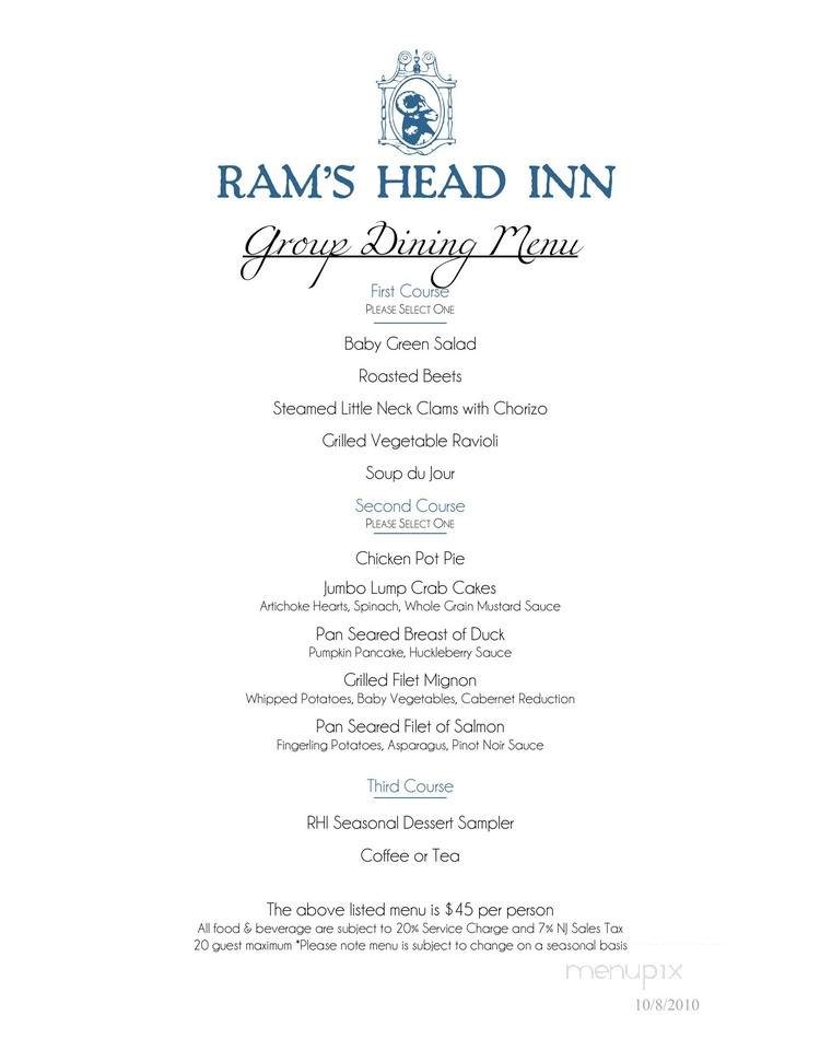 Ram's Head Inn - Galloway, NJ