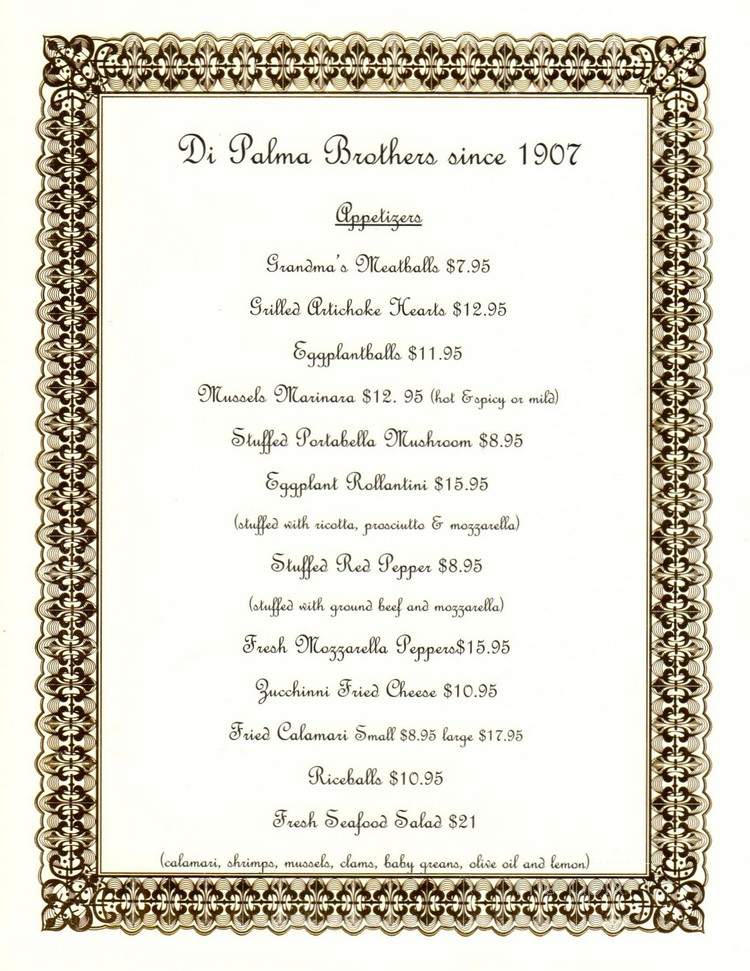 Di Palma Brothers Restaurant - North Bergen, NJ