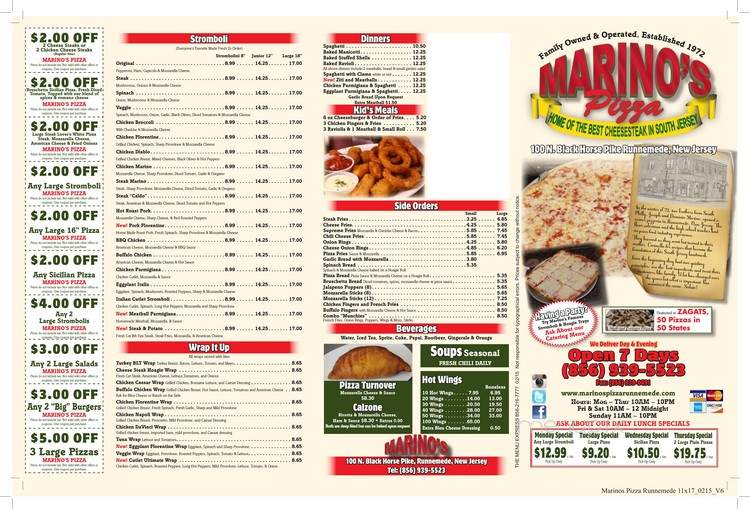 Marino's Pizza - Runnemede, NJ