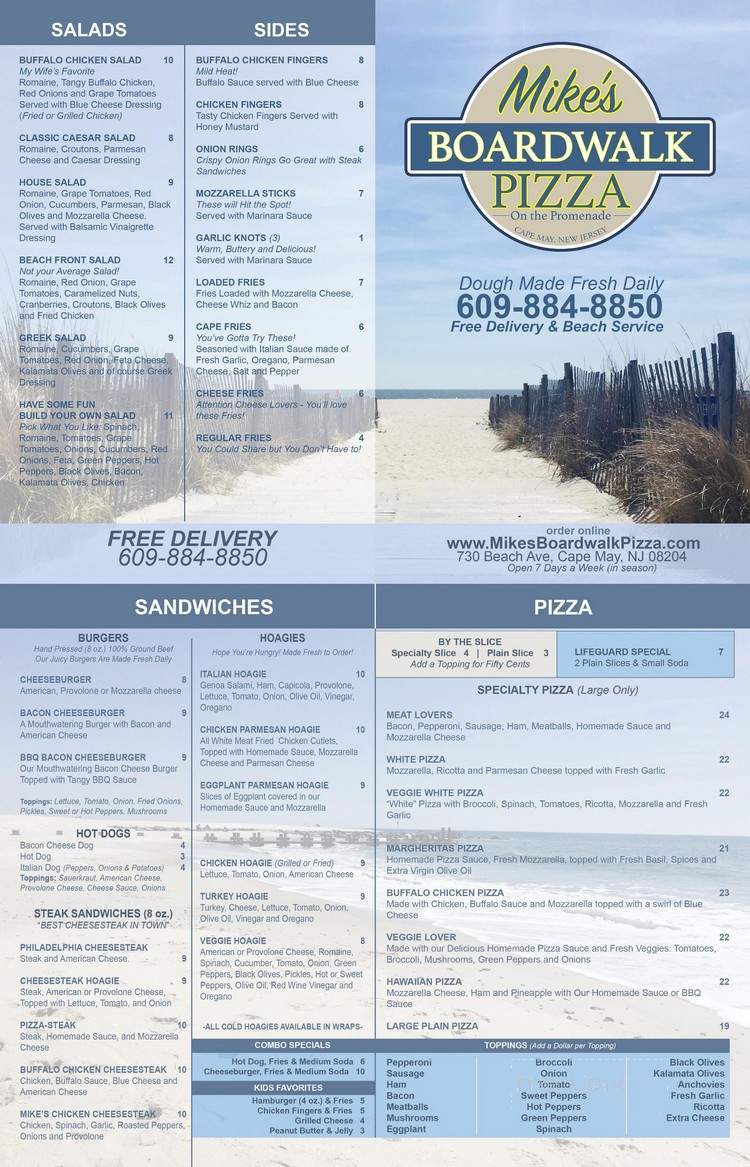 Mike's Boardwalk Pizza - Cape May, NJ