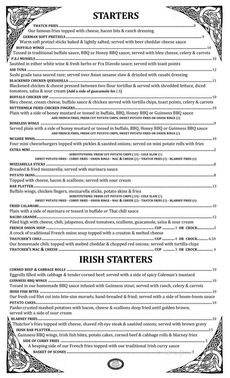 Thatcher McGhee's Irish Pub & Eatery - Fairfield, NJ