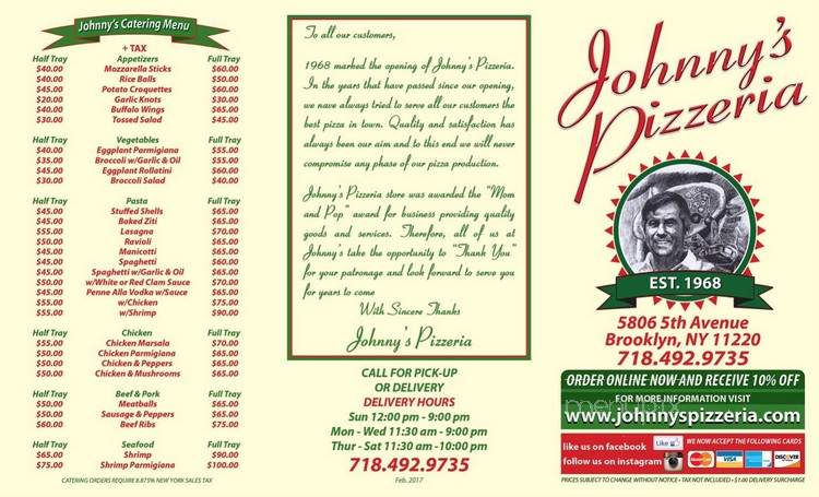 Johnny's Pizzeria - Sewell, NJ