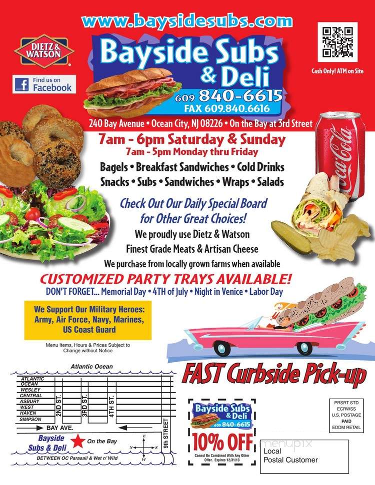 Bayside Subs & Deli - Ocean City, NJ