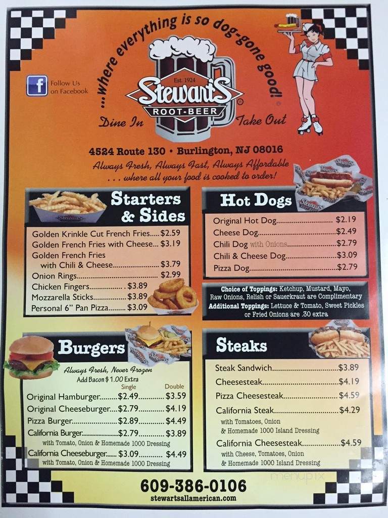 Stewart's Drive-in Tray Service - Burlington, NJ