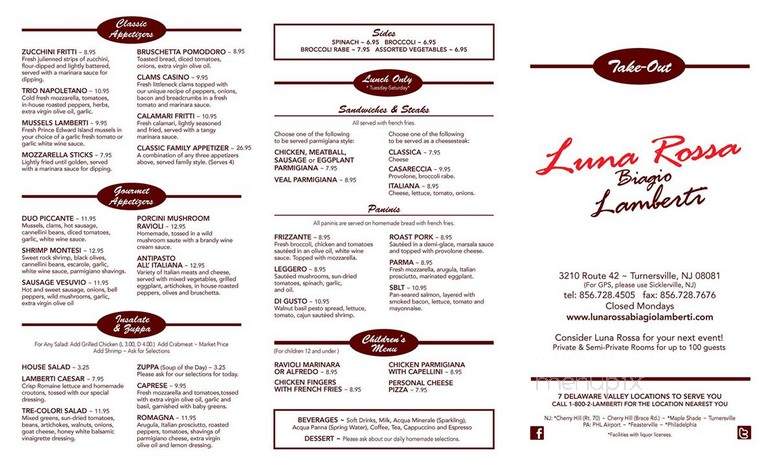 Luna Rosa Biagio Lamberti - Turnersville, NJ