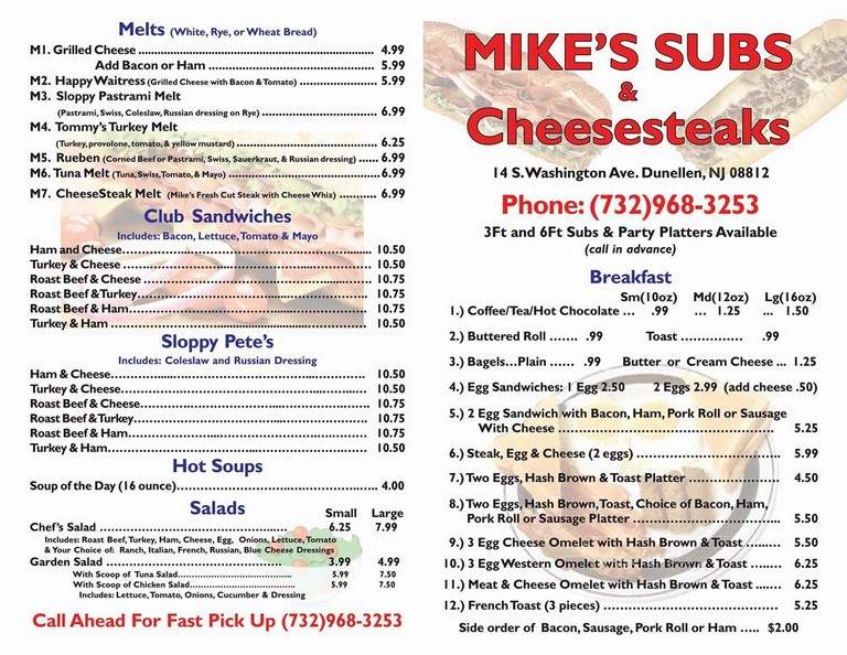 30 Burgers & Mike's Subs - Dunellen, NJ