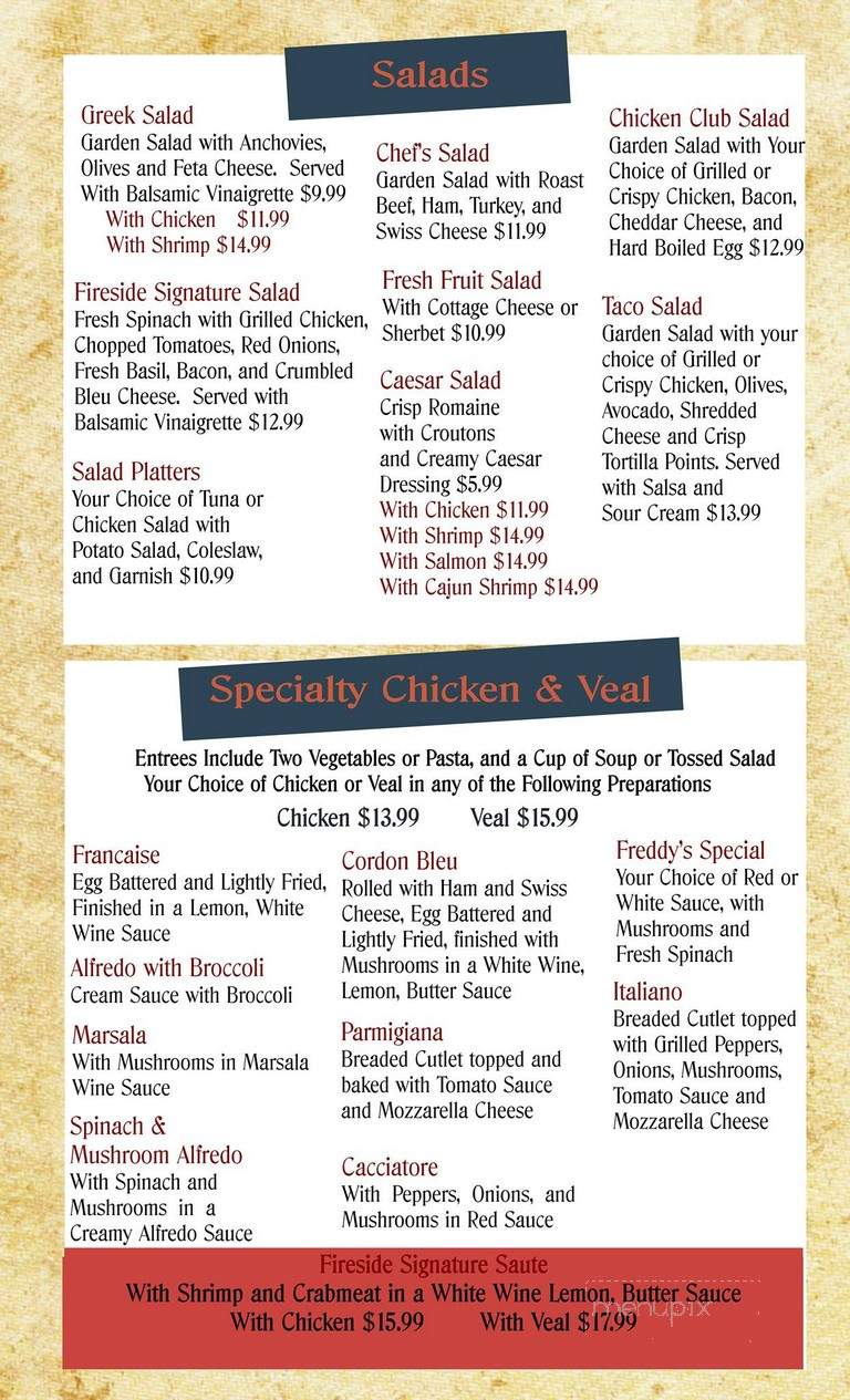 Fireside Family Restaurant - Sewell, NJ