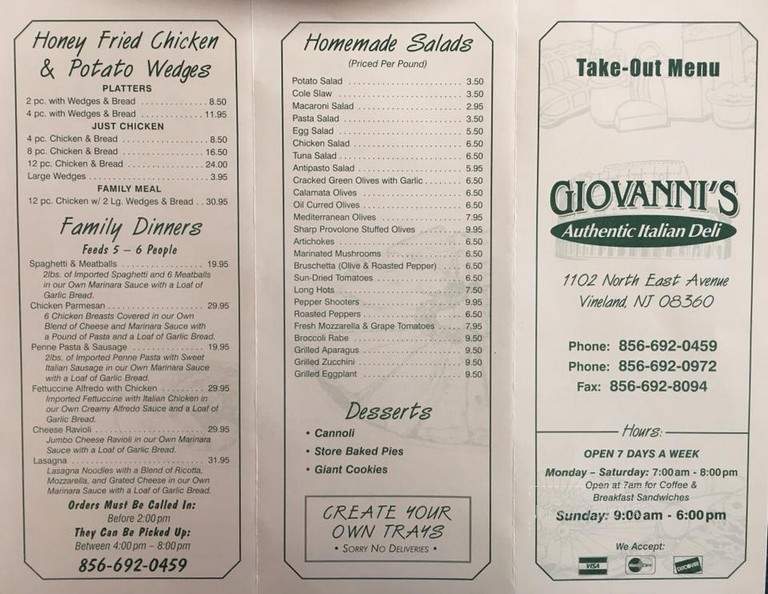 Giovanni's Italian American - Vineland, NJ