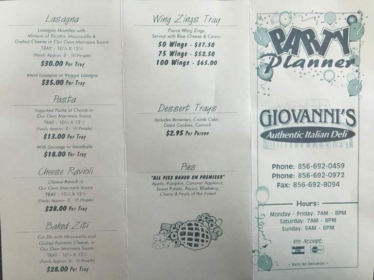 Giovanni's Italian American - Vineland, NJ