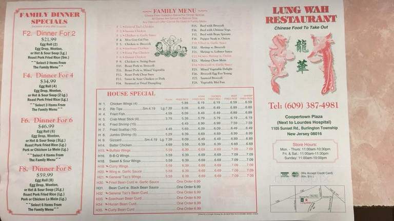 Lung Wah Restaurant - Burlington, NJ