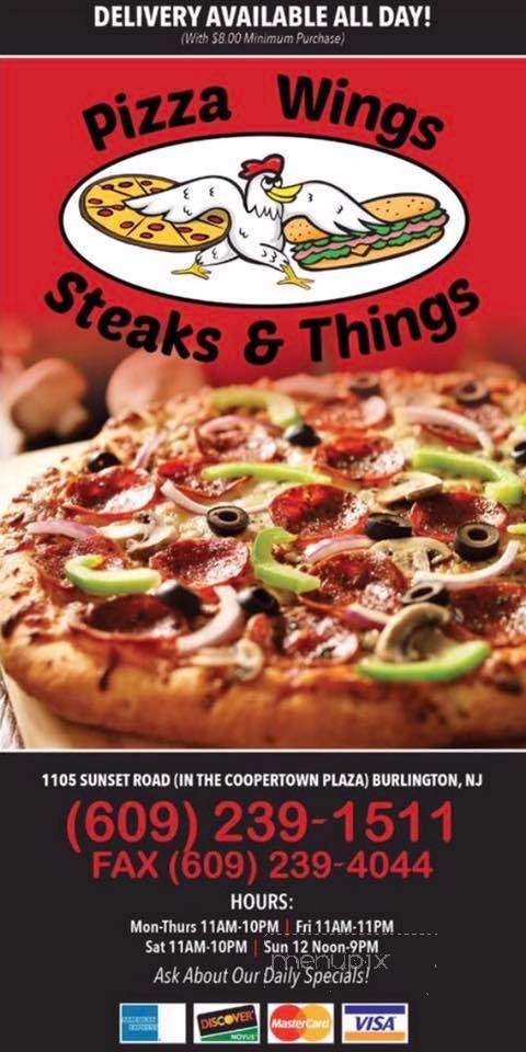 Pizza Wings Steaks & Things - Burlington, NJ