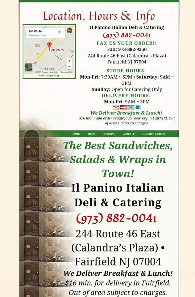 II Panino Italian Delicatessen - Fairfield, NJ