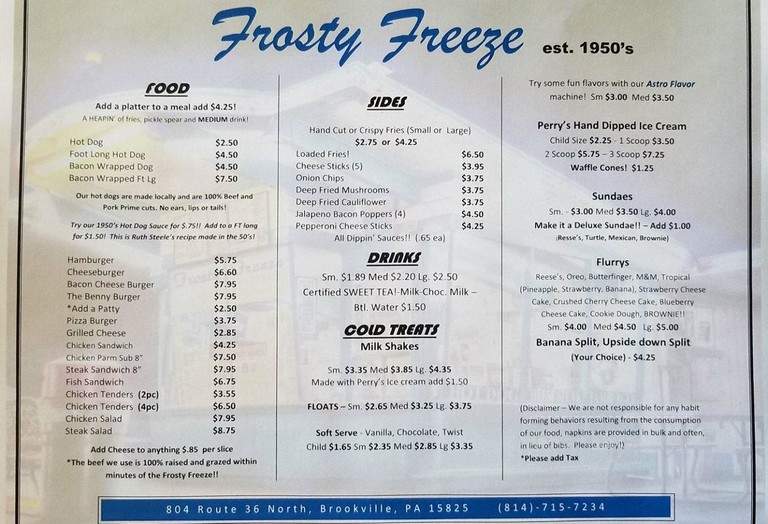 Frosty Freeze - Garwood, NJ