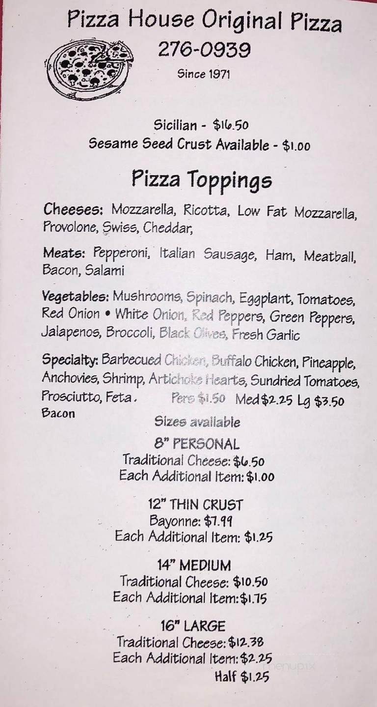 Pizza House - Cranford, NJ