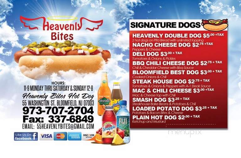 Heavenly Bites Hot Dogs - Bloomfield, NJ