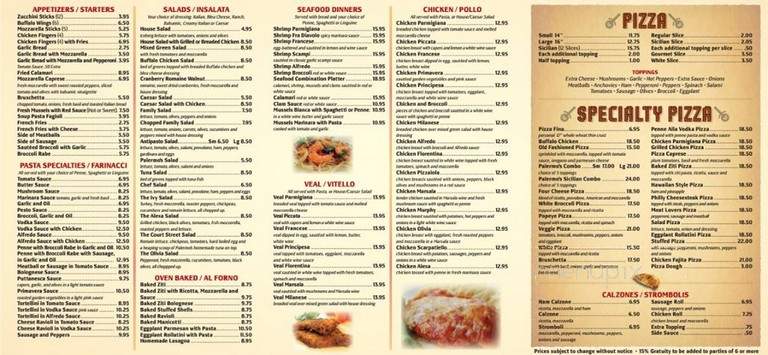 Palermo's Pizzeria & Family Restaurant - Whippany, NJ