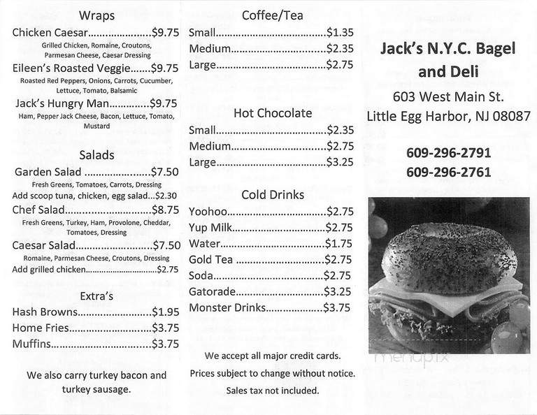 Jacks NYC Bagel & Deli - Little Egg Harbor Township, NJ