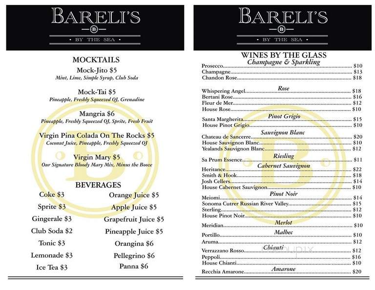 Bareli's By the Sea - Spring Lake, NJ