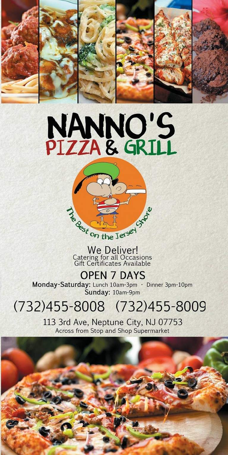 Nanno's Pizza & Grill - Neptune City, NJ