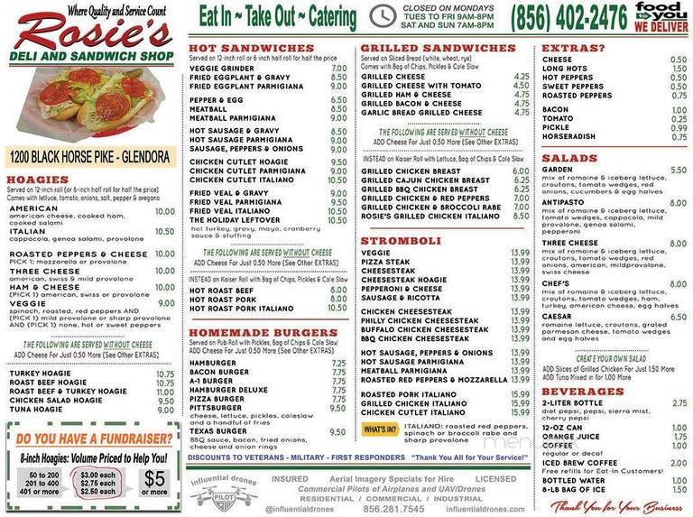 Rosies Deli & Sandwich Shop - Glendora, NJ