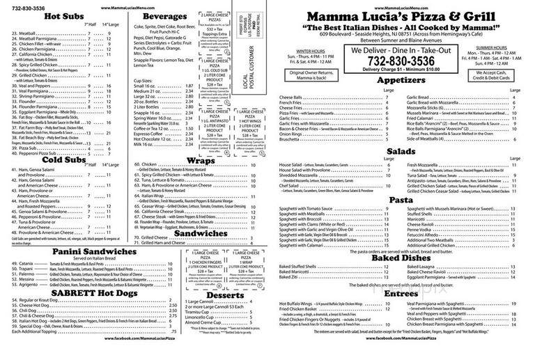 Mama Lucia's Seaside - Seaside Heights, NJ