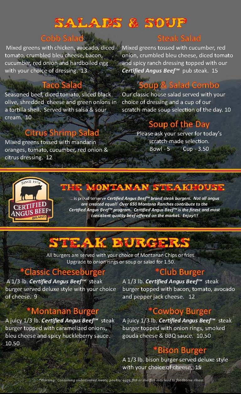 Montanan Steakhouse - Lincoln, MT