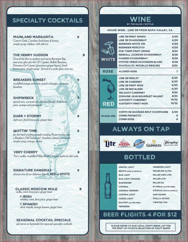 Breakers Kitchen & Tap - Waretown, NJ