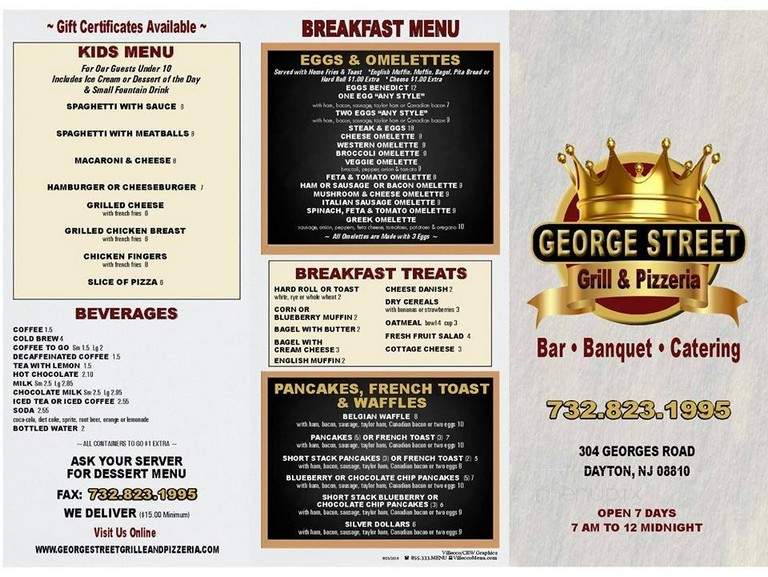 George Street Grill and Pizzeria - South Brunswick Township, NJ