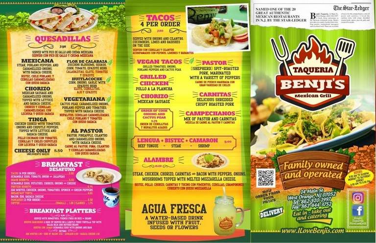 Benji's Taqueria Mexican Grill - West Orange, NJ