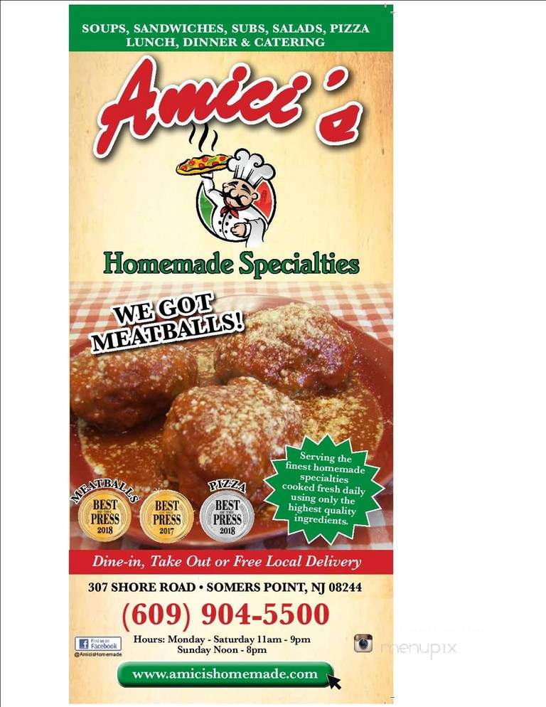 Amici's Homemade Specialties - Somers Point, NJ