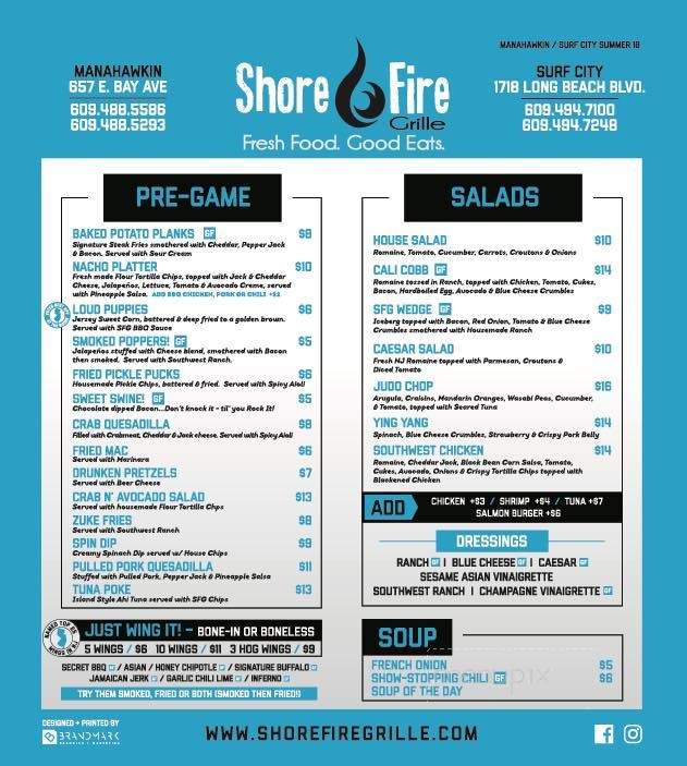 Shore Fire Grille - Barnegat, NJ