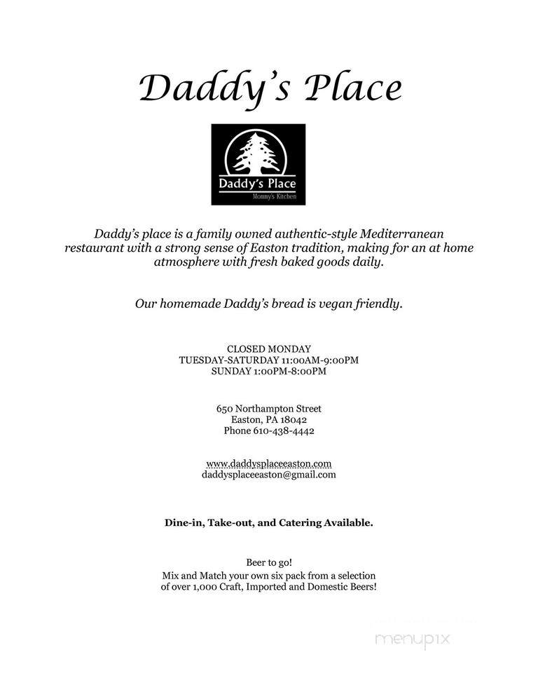 Daddy's Place - Easton, PA