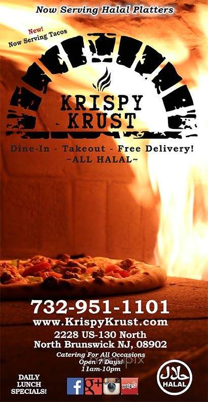 Krispy Krust Pizza - North Brunswick, NJ