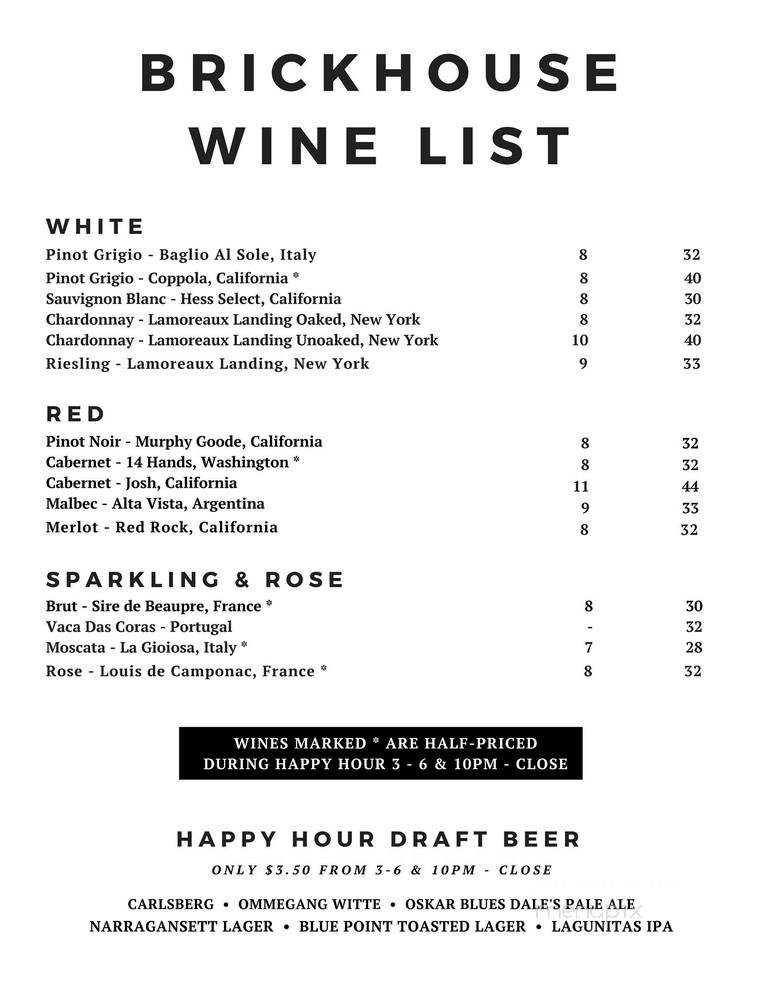 Brickhouse Food & Drink - Nyack, NY