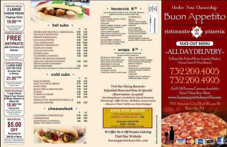 Buon Appetito - Berkeley Township, NJ