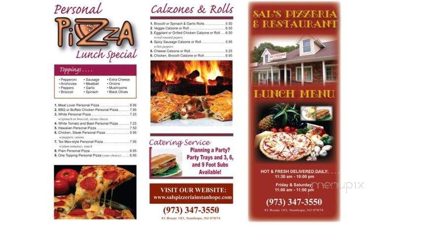 Sal's Pizzeria - Stanhope, NJ