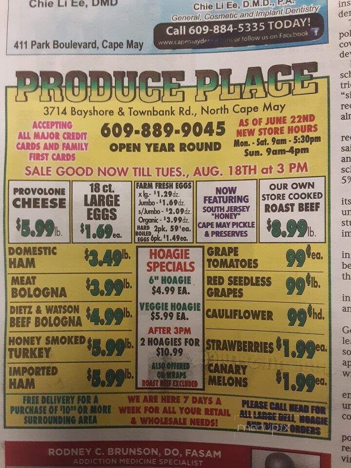 Produce Place - Cape May, NJ