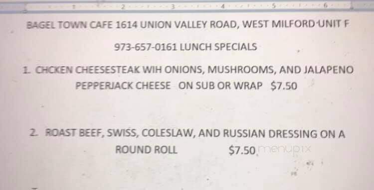 Bagel Town Cafe - West Milford, NJ