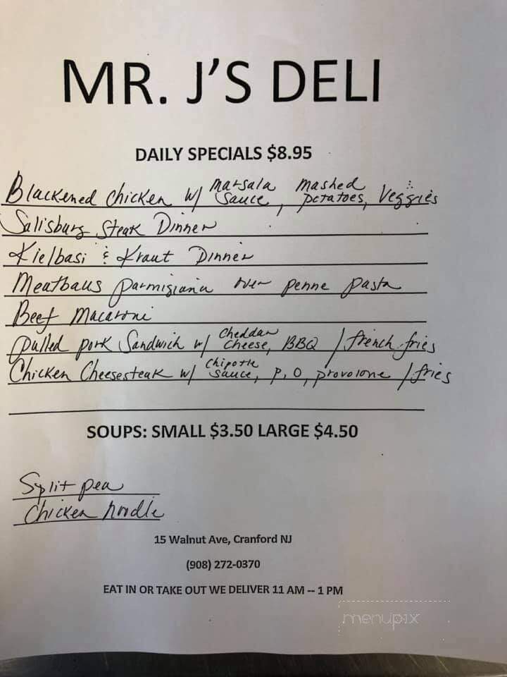 Mr. J's Deli - Manahawkin, NJ