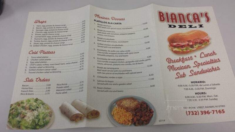 Bianca's Deli - Rahway, NJ