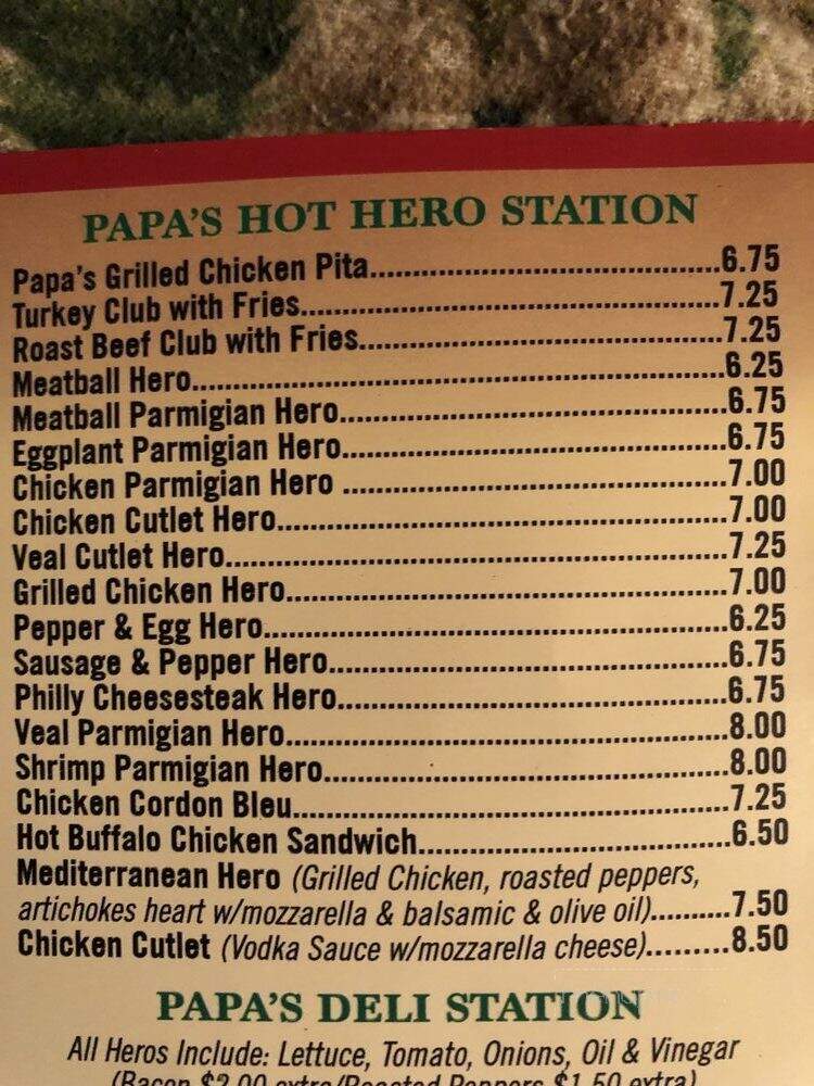 Papa's Pizzeria - Bogota, NJ