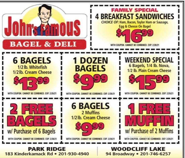 John's Famous Bagels - Park Ridge, NJ