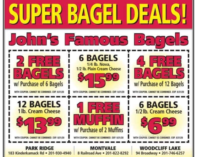 John's Famous Bagels - Park Ridge, NJ