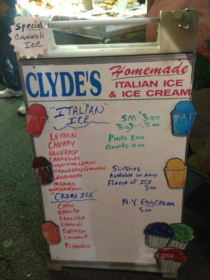 Clyde's Ices & Ice Cream Co - Garfield, NJ