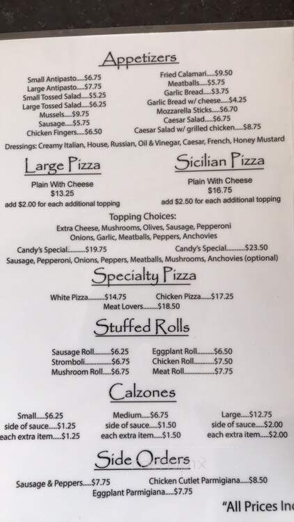 Candy's Pizza - Montague, NJ