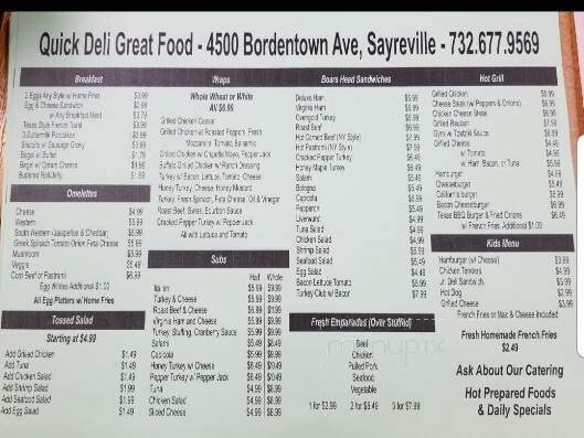 Quick Deli - Sayreville, NJ